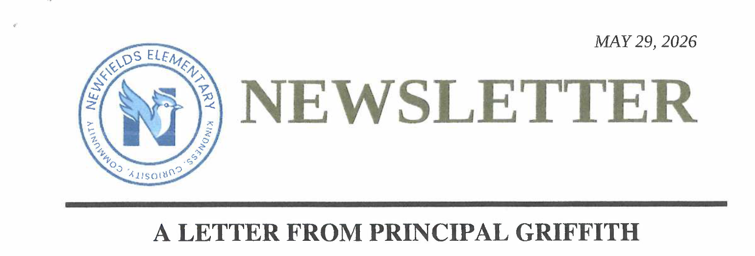 May 29, 2026 Principal Newsletter